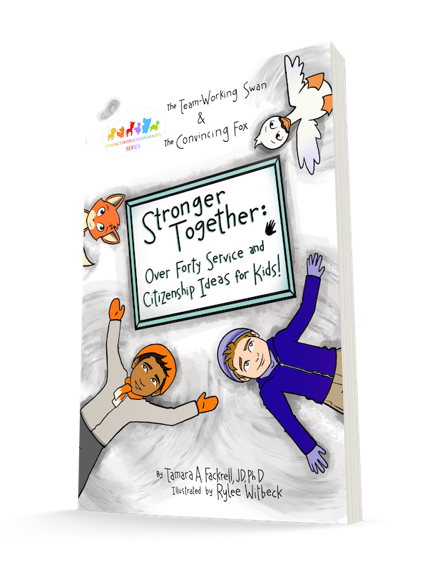 *8:Paperback Book:Stronger Together: Over Forty Service and Citizenship Ideas for Kids! (Paperback)